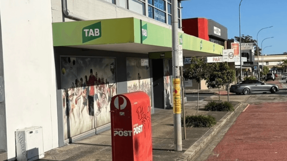 A shopfront of a betting shop