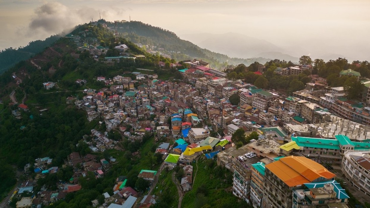 A sprawling village set in the hills of Pakistan