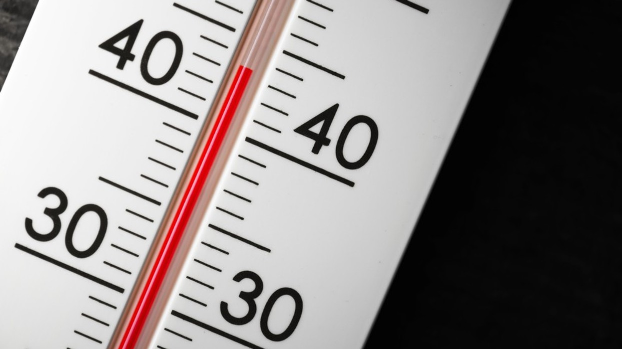 A thermometer