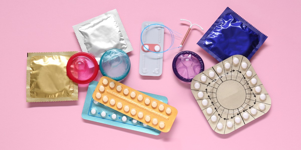 An assortment of pill packets