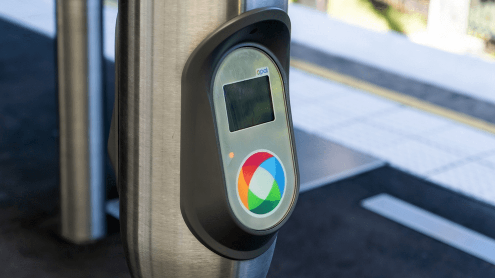 An Opal ticket receiver
