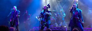 Mongolian band The Hu performing at The Roundhouse, Sydney.