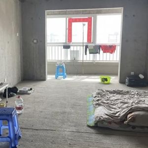 Image of unfinished apartment in Xi'an, China, where the owner has moved in.