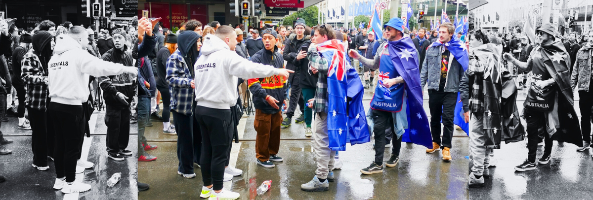 ‘Blaming the other’: How the manosphere connects with the March for Australia