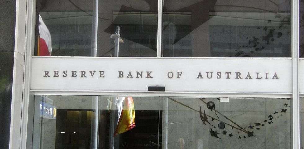 The Reserve Bank of Australia building with its glass front